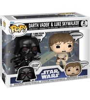 Funko Pop Star Wars: Sözler - Vader Ve Luke & Luke 2Pk - Yıldız Savaşları - Koleksiyon Vinil Figür - (Krem)