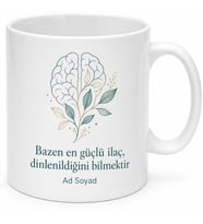 Psikiyatrist Ruh Sağlığı Uzmanı Terapi Temalı Hediye Kupa Bardak