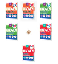 Fenomen 7. Sınıf Maarif 7A +7B Matematik Fen ve Türkçe 6lı Set Soru Bankası + Telefon Standı