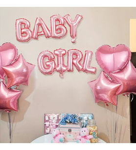 GIRL BOY FOLYO BALON SET