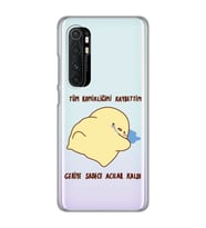 Xiaomi Mi Note 10 LITE Uyumlu Komikliğimi Kaybettim Tasarımlı Şeffaf Telefon Kılıfı