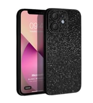 Microsonic Apple iPhone 11 Kılıf Bling Rhinestones Siyah (Siyah)