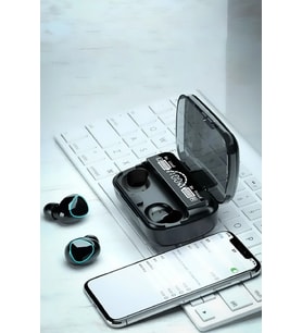 M10 Bluetooth 5.3 Kablosuz Kulak İçi Kulaklık Siyah