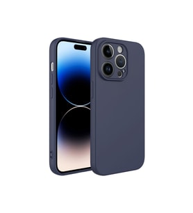 Apple iPhone 14 Pro Max Uyumlu Kılıf Zore Kamera Korumalı Mara Lansman Kapak (Lacivert)