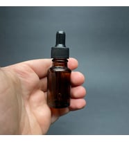 15Ml Kahverengi Cam Damlalıklı Şişe , Siyah Plastik Kapak , 15Cc Amber Cam Damlalıklı Şişe x 6 Adet