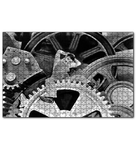 Cakapuzzle Charlie Chaplin İşçi Çarklar Modern Zamanlar  Puzzle Yapboz MDF (Ahşap) (120 Parça)