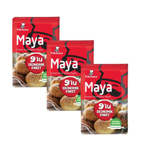 Pakmaya Instant Maya 9'Lu 90 gr x 3 Adet