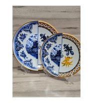 Hybrıd-1 -6 Kişilik Çift Desenli Pasta Ve Servis Seti