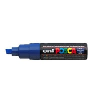 Uni Posca PC-8K Boyama Markörü 8 mm Kesik Uç MAVİ 
