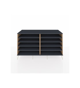 Kronos Konsol 8 Raflı  176x59x99 Çam-Antrasit