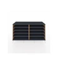 Kronos Konsol 8 Raflı  176x59x99 Çam-Antrasit