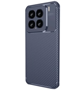 Mi 15 Kılıf Auto Focus Karbon Kapak - Lacivert