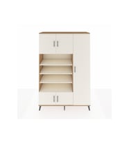 Hyperion Gardrop 11 Raflı 5 Kapaklı 132x44x195 Çam-Aytaşı