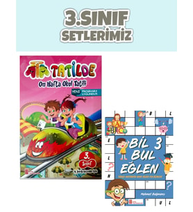 Ata 3.Sınıf Eğlenceli Yaz Tatil Seti (Karışık)