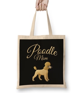 Poodle Mom 05 Bez Çanta Uzun Saplı