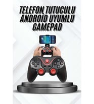 Android Uyumlu Joystick ile Telefon Tutucu Gamepad