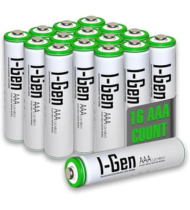 B136 16 Adet AAA 900 mAh Şarj Edilebilir İnce Kalem Pil 1.2V Ni-MH Şarjlı Pil