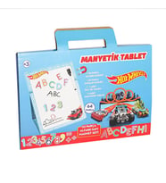 Hot Wheels Manyetik Tablet 62 Parça Eğitici Yazı Tahtası