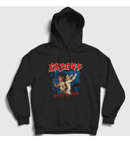 Presmono Unisex Siyah Bonded Exodus Kapüşonlu Sweatshirt 146643tt