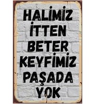 Retro Ahşap Poster