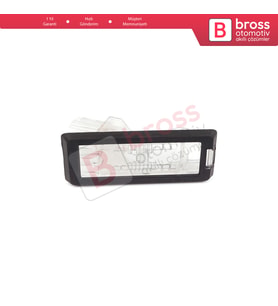 Dacia Duster Renault Fluence için Plaka Lambası 8200013577