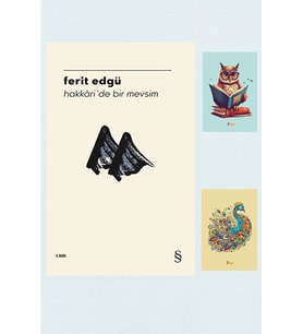 Hakkaride Bir Mevsim - Ferit Edgü 9786051857022 Not Defterli Seti (Renksiz)
