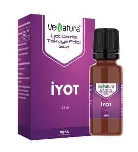 Venatura İyot Damla Takviye Edici Gıda 25 ml