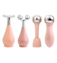 Face Yoga Gua Sha Yüz Masaj Buz Küresi Face Roller 4 Lü Set