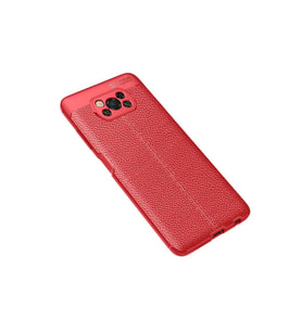 Xiaomi Pocophone X3 Kılıf Auto Focus Kapak - Kırmızı