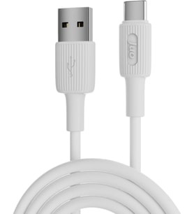 12W USB-A to Type-C Silikon Hızlı Şarj ve Data Kablosu Beyaz 2 Metre