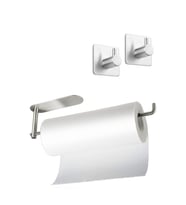 Paslanmaz Çelik Yapışkanlı Kağıt Havluluk 2 Adet Banyo Askısı