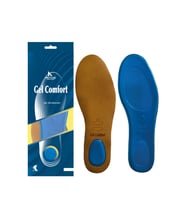 GC18 - Classic Gel - Hakiki Deri, Masaj ve Topuk Destekli, Darbe Emici, Klasik Ayakkabı Iç Tabanlık