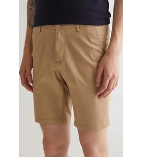 GANT Men's Slim Fit Chino Bermuda Shorts Erkek Dar Kesim Kanvas Bermuda Şort Bej