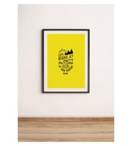 Life Begins At 50x70 Cm Çerçevesiz Tablo Qfp1013