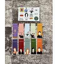 Friends Dizi Kitap Ayraç Ve Stickers Çıkartma Seti PYTKSTKRYRC21