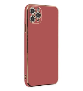 iPhone 11 Pro Max Kılıf Volet Silikon - Kırmızı