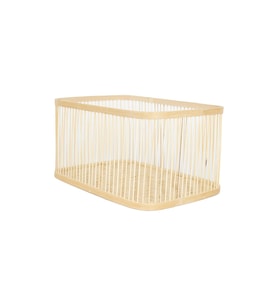 Bambu derin sepet, orta boy, 39x26x19 cm, şık ve kullanışlı tasarım