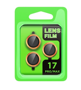 iPhone 17 Pro Raze Metal Kamera Lens - Turuncu