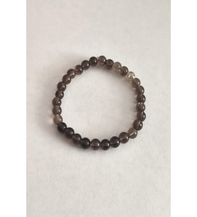 SERTİFİKALI 6 MM DUMANLI KUVARS DOĞALTAŞ BİLEKLİK
