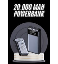 Northcity 20.000 mAh Hızlı Şarj Powerbank - Dijital Göstergeli ve 4 Çıkışlı