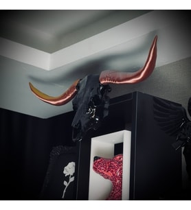 Black Horn Dekoratif Duvar Objesi