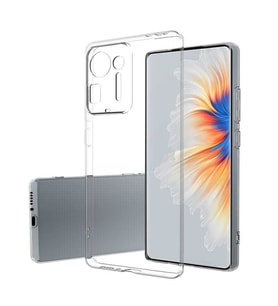 Xiaomi Mi Mix 4 Kılıf Şeffaf Silikon Hibrit Case (Renksiz)