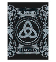 Karanlığın Triquetra'sı - Sic Mundus Creatus Est - Mağaradaki Kapı Tablo Ahşap Poster Dekoratif