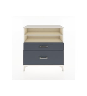 Arges Şifonyer 2 Raflı 2 Çekmeceli 88x30x96 Aytaşı-Antrasit