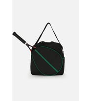 Paraşüt Kumaş Tenis çantası, Raket Cepli Tenis Çantası, Tennis Bag (Siyah)