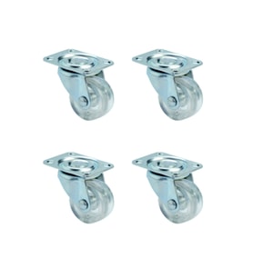 Furç Tablalı Bilyalı Teker - 38MM - Şeffaf HKS240 - 4 Adet TG-V 12372