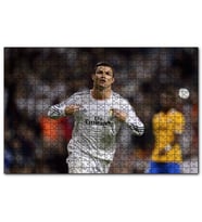 Cakapuzzle Christiano Ronaldo Real Madrid Gol Sevinci  Puzzle Yapboz MDF (Ahşap) (120 Parça)