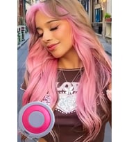 Caş Dekorasyon Pembe Renk Saç Tebeşiri