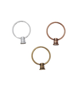 Küçük Halka GOLD Kulp ( 10 ADET ) (Çok Renkli)