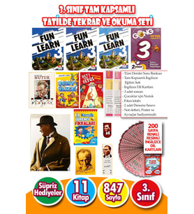 3.Sınıf Tam Kapsamlı Tatilde Tekrar ve Okuma Seti